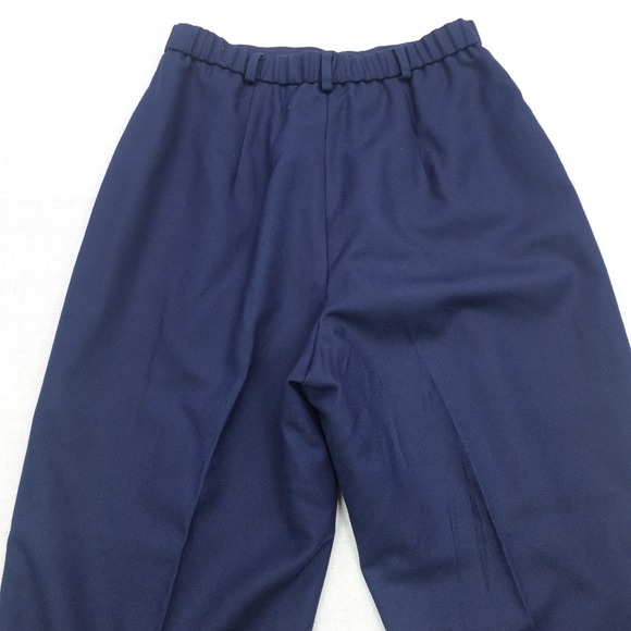 Talbots Pants Womens 10 Petite Wool Pull On Elastic Waist Classic Office Workwea - Picture 3 of 12